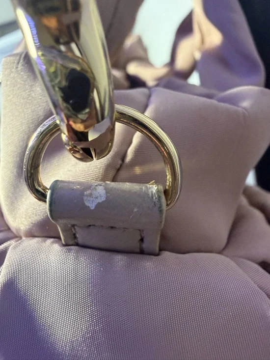 See by Chloe Satin Light Pink Tote Bag with Star Charm and Crossbody strap. - Picture 7 of 17